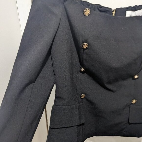 NWT Line & Dot | Cecil Button-Front Off-the-Shoulder Blouse - Picture 7 of 10